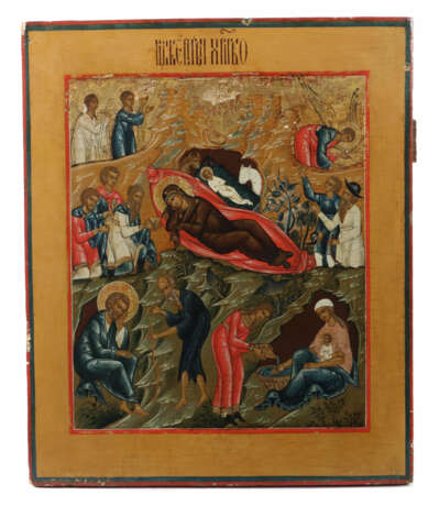 Ikone ''Geburt Jesu Christi'' Russland, 19. Jh., zentra… - фото 1