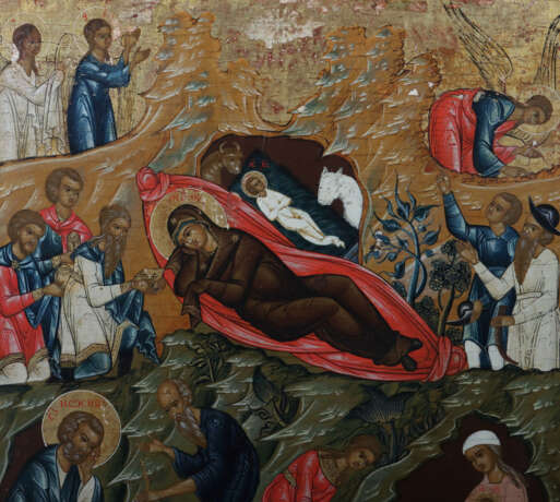 Ikone ''Geburt Jesu Christi'' Russland, 19. Jh., zentra… - Foto 2