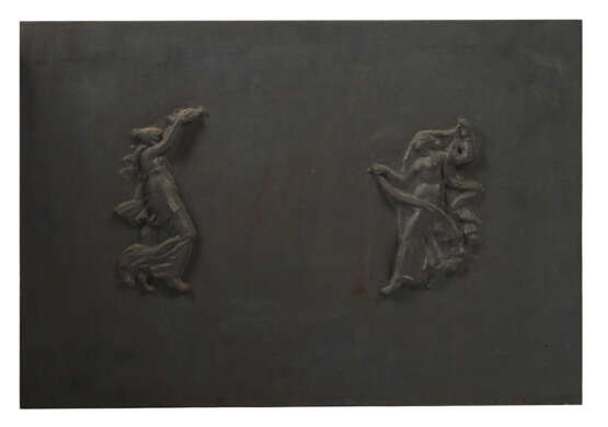 Bildhauer des 20. Jh. Paar Relieftafeln, Eisenkunstguß,… - photo 2