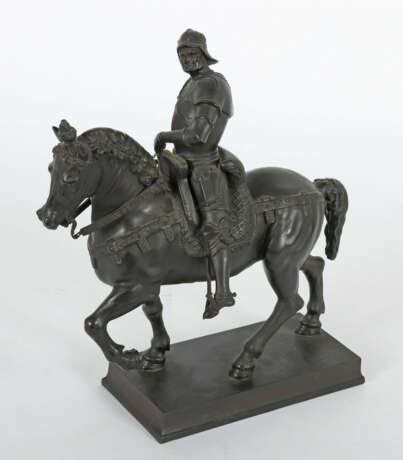 Bildhauer des 20. Jh. ''Il Condottiere'', Bronze, patin… - фото 2