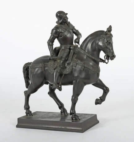 Bildhauer des 20. Jh. ''Il Condottiere'', Bronze, patin… - фото 3
