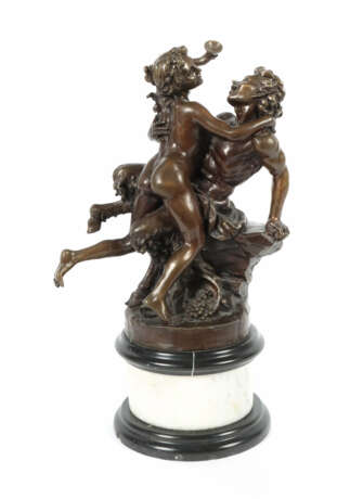 Bildhauer des 20. Jh. ''Pan und Nymphe'', Bronze, vollp… - Foto 1