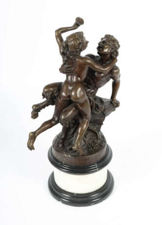 Bildhauer des 20. Jh. ''Pan und Nymphe'', Bronze, vollp… - фото 2