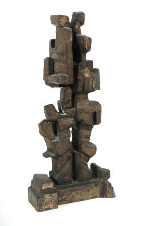 Bildhauer des 20./21. Jh. ''Abstraktion'', Bronze, voll… - Foto 1