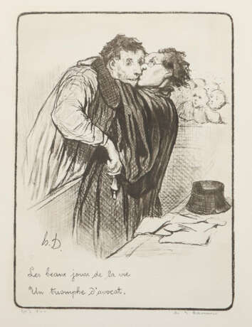 Daumier, Honoré Marseille 1808 - 1879 Valmondois, Maler… - photo 1