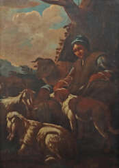 Roos, Philipp Peter (attr.) Sankt Goar 1657 - 1706 Tivo…