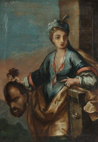 Maler des 18. Jh. ''Judith und Holofernes'', vor einer… - фото 1