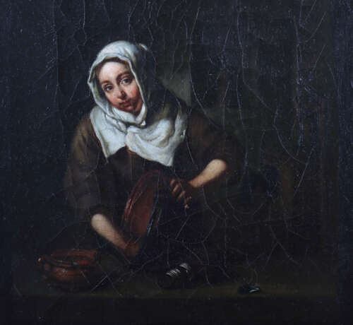 Maler/Kopist des 19. Jh. ''Die Köchin'', junge Frau mit… - photo 3