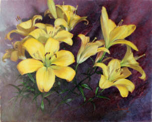Yellow lilies.A symbol of kings.