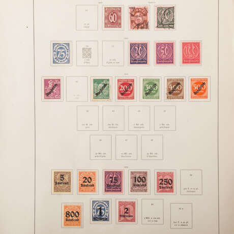 Sammlernachlass in einem alten Schwaneberger Briefmarkenalbum - Foto 5