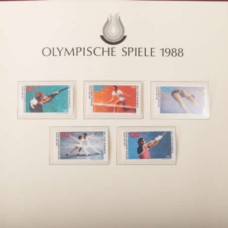 Motive Olympiade 1988; Michel-Wert: 550,-€ - фото 8