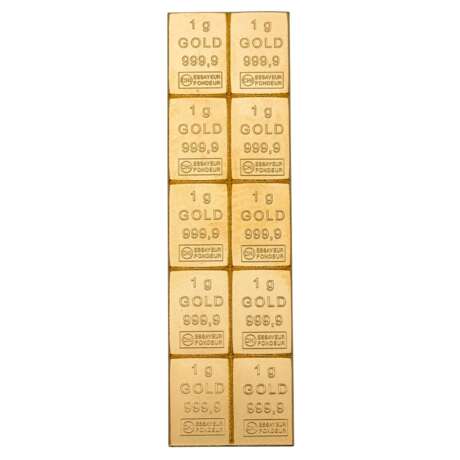 GOLD - Combi Barren, 10 x 1 Gramm, - photo 3