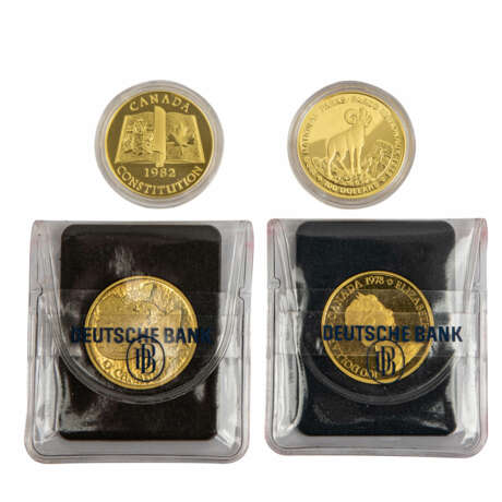 Kanada /GOLD Lot mit 4 x 100 Dollar , je 1/2 Unze PP - Foto 2