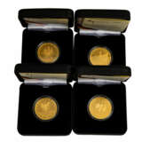 4-teiliges Konvolut BRD 100€ in GOLD - - фото 1