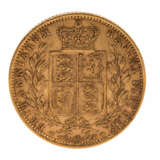 Großbritannien /GOLD - Viktoria, 1 Sovereign 1872, - фото 2