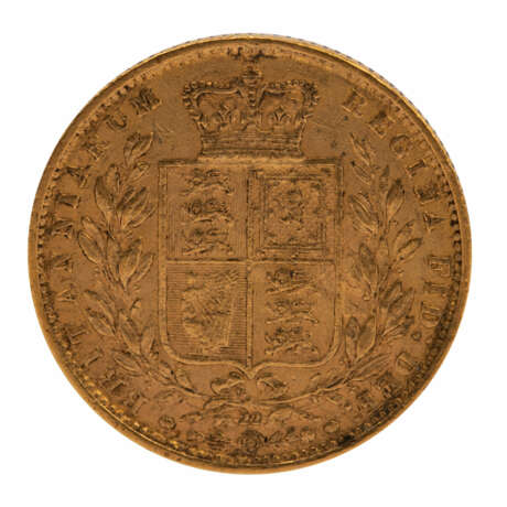 Großbritannien /GOLD - Viktoria, 1 Sovereign 1868, - photo 2