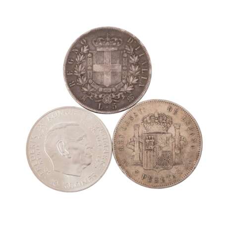 Konvolut - 2 Medaillen Preussen und diverse Münzen, - фото 3