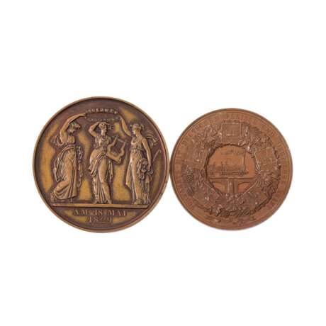Konvolut - 2 Medaillen Preussen und diverse Münzen, - фото 5