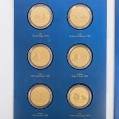 4 Sets "Die wertvollsten Goldmünzen der Welt" -