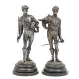 LALOUETTE, AUGUSTE LOUIS (1826-1883) "Zwei Jockeys" - Foto 1