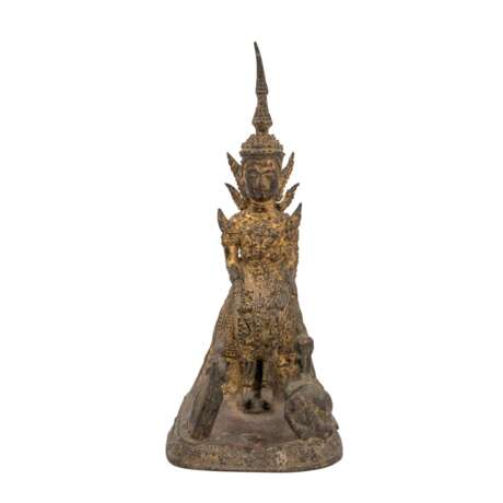 2 Bronzen des Buddha. THAILAND RATANAKOSIN, 19. Jh.: - Foto 9