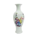 Vase aus Porzellan. CHINA, - Foto 4