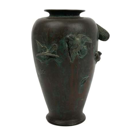 Balustervase aus Bronze. CHINA, um 1900. - Foto 4