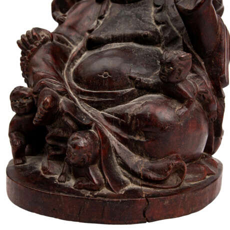 Drei Gottheiten aus Holz. CHINA: - фото 8