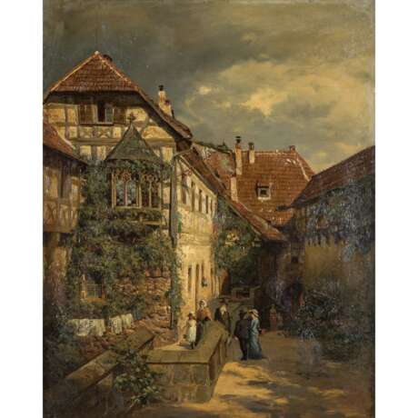 GÜNTHER-NAUMBURG, OTTO (1856-1941), "Auf der Wartburg", - Foto 1