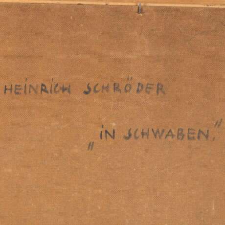 SCHRÖDER, HEINRICH (1881-um 1949), "In Schwaben", - Foto 6