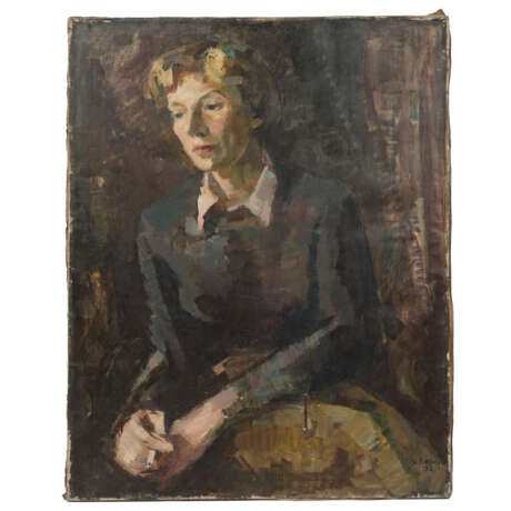 SCHOBER, PETER JAKOB (1897-1983), "Meine Frau", - photo 2