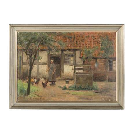 GROBE, GERMAN (1857-1938), "Hinter dem Haus", - photo 2