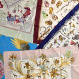 A SET OF FIVE SILK SCARVES - photo 1