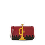 A ROUGE VIF & YELLOW EPSOM LEATHER AND BLACK CALF BOX LEATHER JAZZ SAC À MALICE - фото 1