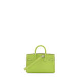 A KIWI EPSOM LEATHER MICRO MINI BIRKIN WITH PALLADIUM HARDWARE - photo 3