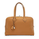 A TOFFEE CLÉMENCE LEATHER VICTORIA 36 WITH PALLADIUM HARDWARE - photo 1