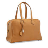 A TOFFEE CLÉMENCE LEATHER VICTORIA 36 WITH PALLADIUM HARDWARE - photo 2