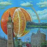 Английский апельсин Холст на подрамнике Масляные краски Сюрреализм фентезийная стилизация Николаев 2020 г. - фото 1