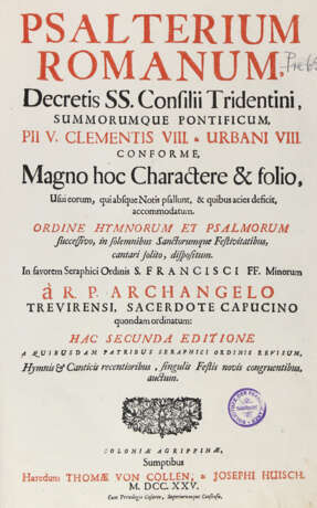 Psalterium Romanum, - Foto 2