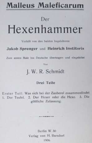 Sprenger,J. u. H.Institoris. - photo 1