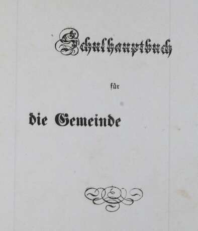 Schulhauptbuch - Foto 1