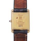 CARTIER Must de Cartier Vintage Tank Vermeil Ref. 81006. Damen Armbanduhr. - photo 3