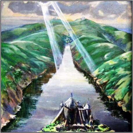 Кибела Canvas Oil paint Surrealism Mythological painting 2002 - photo 1