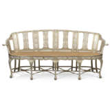 A SUITE OF INDIAN SOLID IVORY AND PARCEL-GILT SEAT FURNITURE - фото 8
