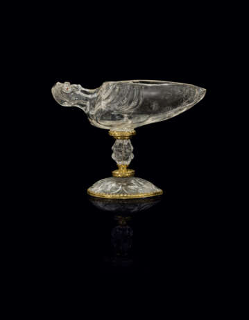 A GILT-COPPER-MOUNTED ROCK CRYSTAL CUP - Foto 4