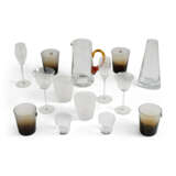A SET OF THRITY ONE CHAMPAGNE FLUTES & VARIOUS GLASSES - photo 1