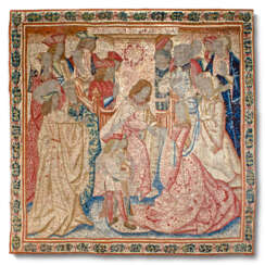 A FLEMISH LATE GOTHIC BIBLICAL TAPESTRY