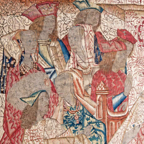 A FLEMISH LATE GOTHIC BIBLICAL TAPESTRY - photo 4