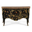 A LOUIS XV ORMOLU-MOUNTED CHINESE LACQUER AND JAPANNED COMMODE - Archives des enchères