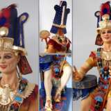 Коллекционная кукла Фараон Сети Plastique Moulage Peinture d'histoire 2017 - photo 2